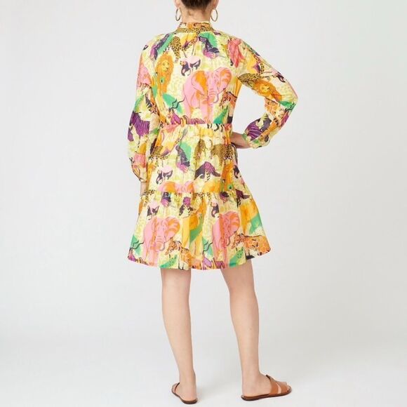 J Crew Tiered Popover Dress in Ratti
Safari Print - Picture 4 of 15